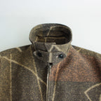 JACQUARD ZIP BLOUSON #BROWN [YK23FW0525B]