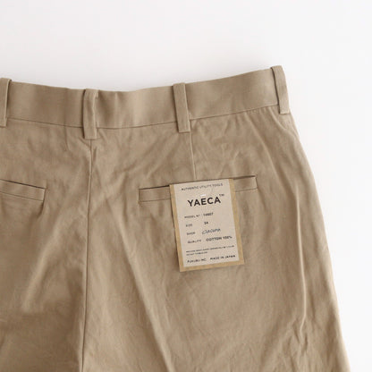 CHINO CLOTH PANTS CREASED #khaki [14607]
