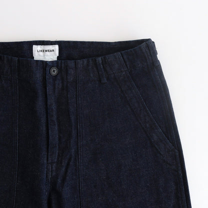 DENIM BAKER PANTS #indigo [24605]