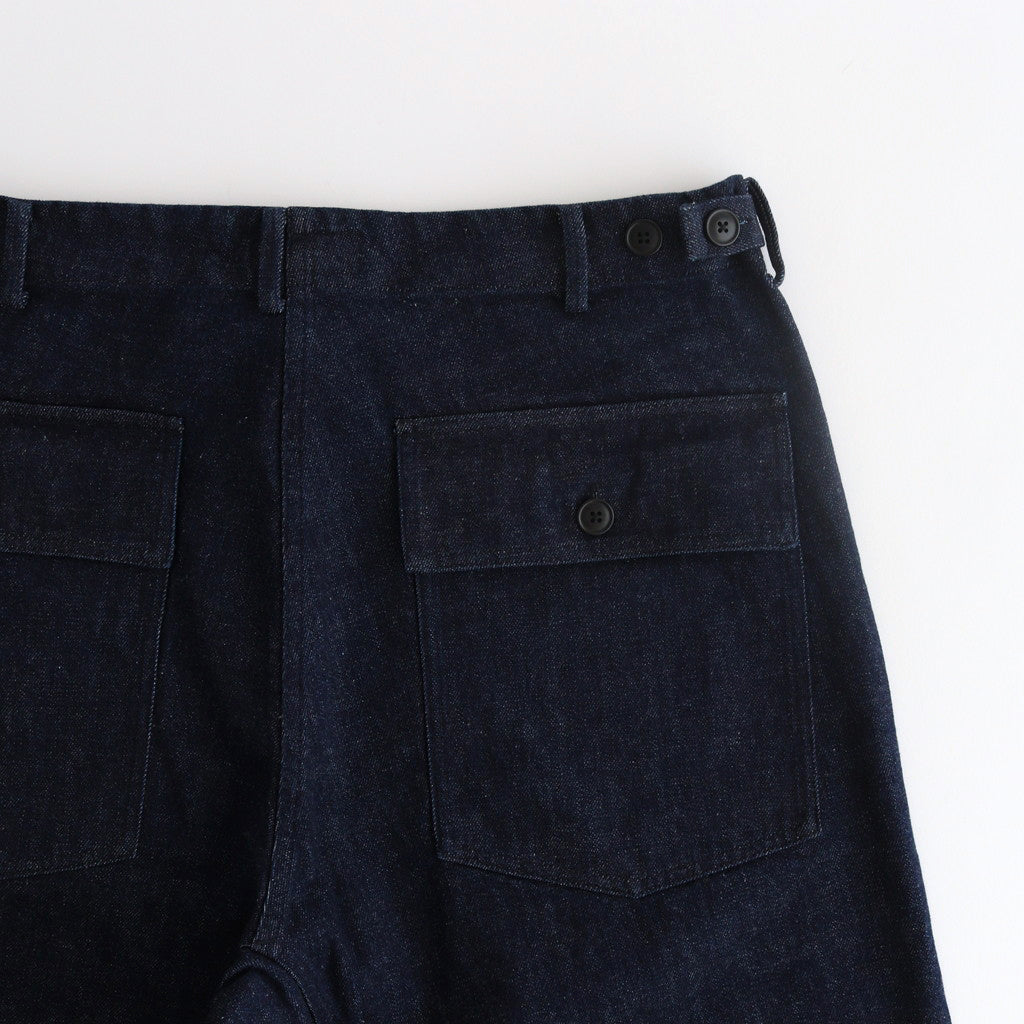 DENIM BAKER PANTS #indigo [24605]