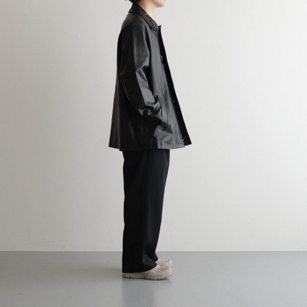 LEATHER ZIP JACKET #BLACK [ST.622] – ciacura