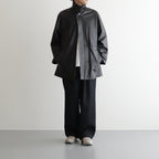 LEATHER ZIP JACKET #BLACK [ST.622]