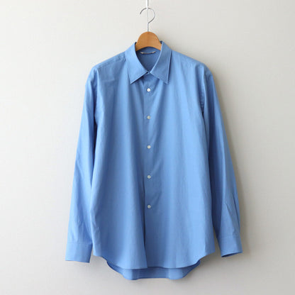 WASHED FINX TWILL SHIRT #BLUE [A24AS01TN]