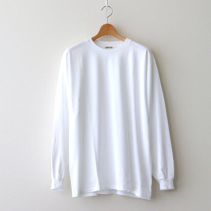 LUSTER PLAITING L/S TEE #WHITE [A00P01GT]