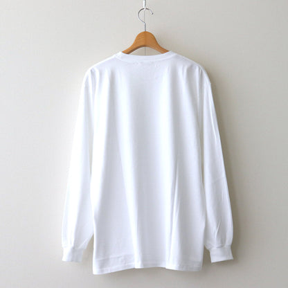 LUSTER PLAITING L/S TEE #WHITE [A00P01GT]