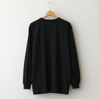 LUSTER PLAITING L/S TEE #BLACK [A00P01GT]