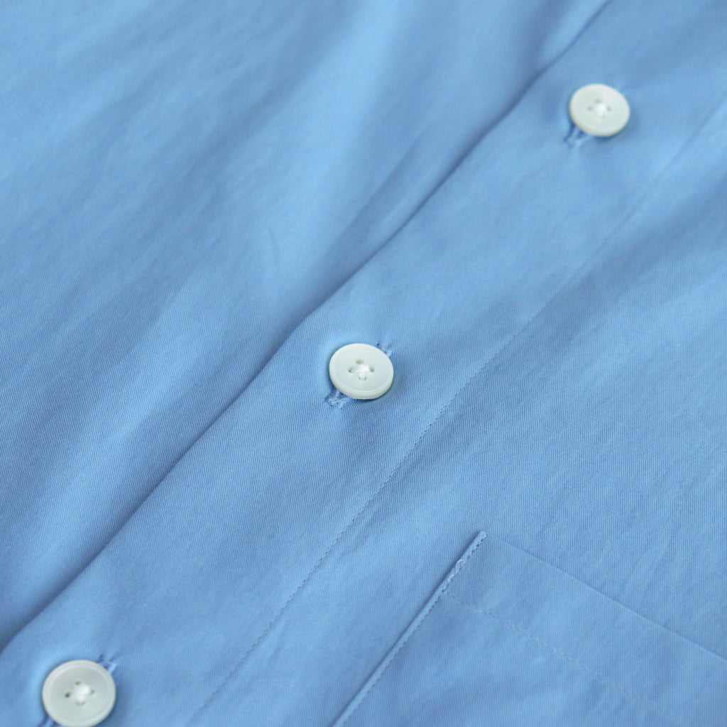 WASHED FINX TWILL BIG SHIRT #BLUE [A24AS02TN]