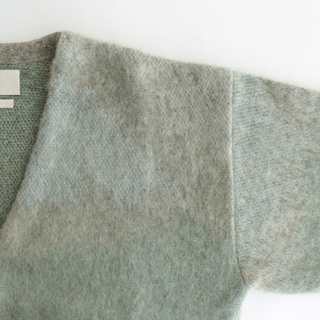 LANDSCAPE MOHAIR JACQUARD CARDIGAN #GRAY [YK23FW0574S]
