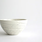 ボウル 小 貫入 #白