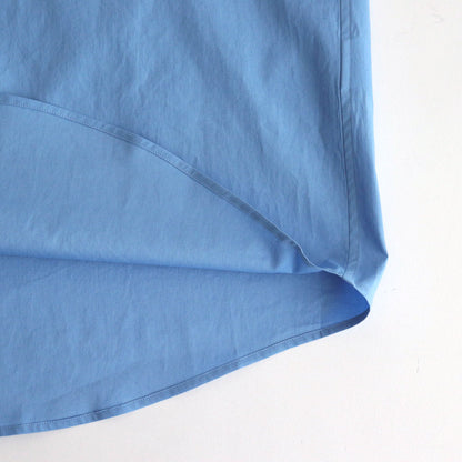 WASHED FINX TWILL BIG SHIRT #BLUE [A24AS02TN]