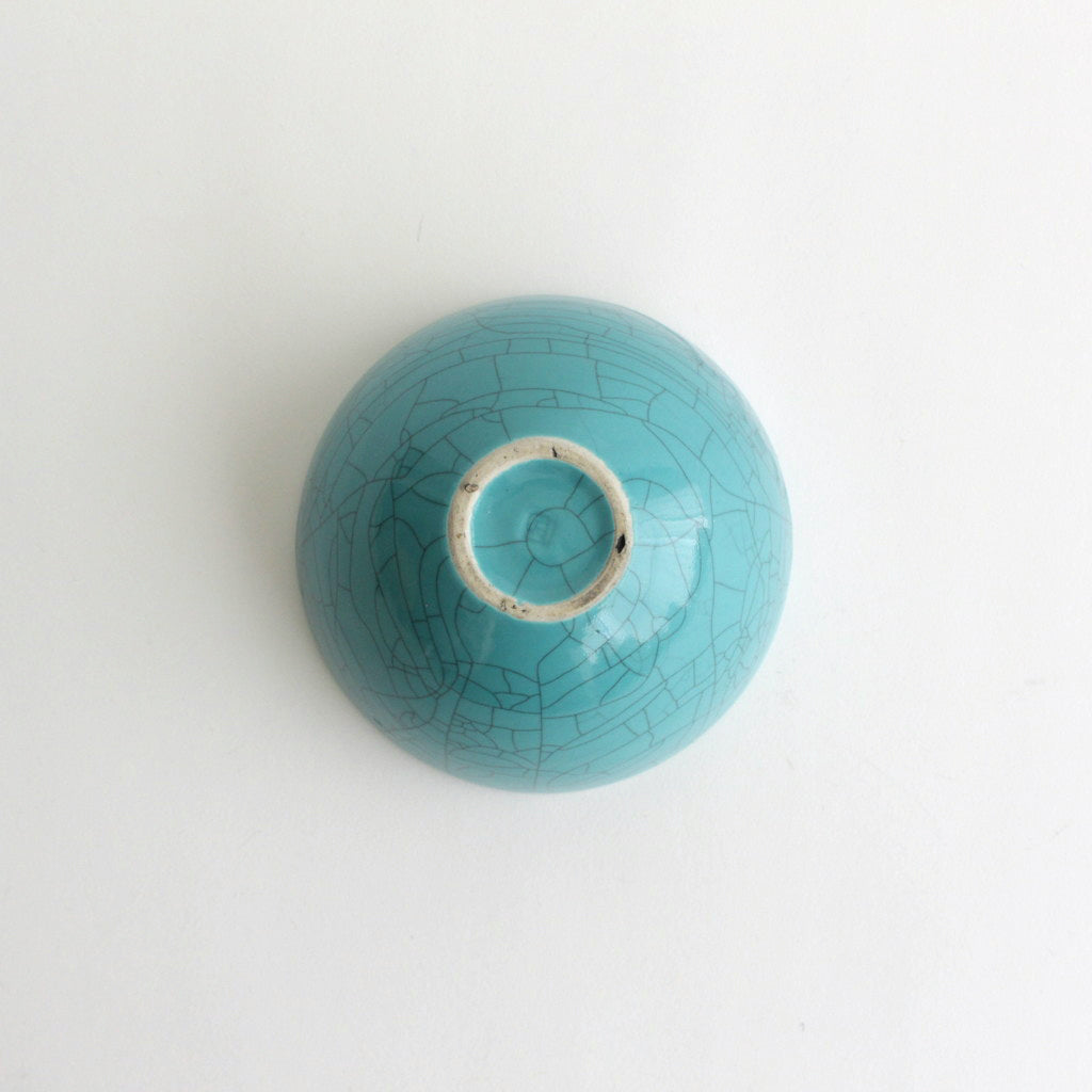 ボウル 中 貫入 #ターコイズ