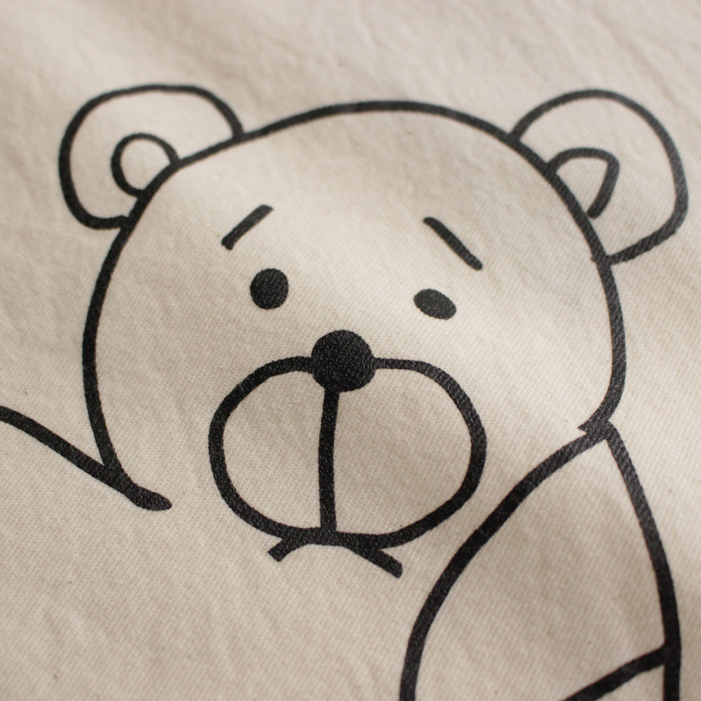 PRINT BAG - BEAR #natural [34902]