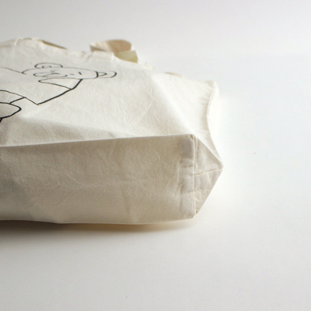 PRINT BAG - BEAR #natural [34902]