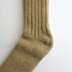 COTTON SILK SOCKS #khaki [14903]
