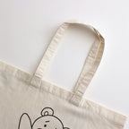 PRINT BAG - BEAR #natural [34902]