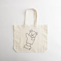 PRINT BAG - BEAR #natural [34902]