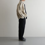 WOOL FUR FLIGHT JACKET #BEIGE [ST.629]