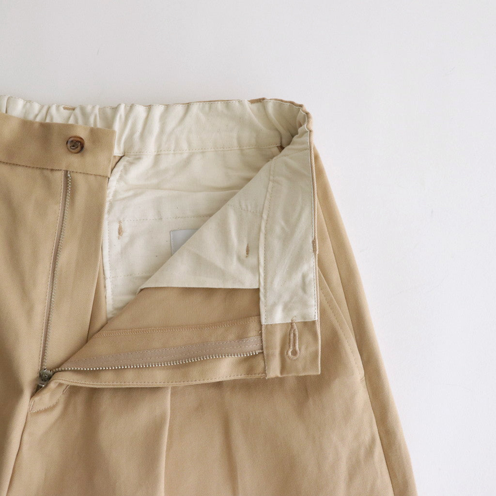 Westpoint Chino Wide Tapered Trousers #BEIGE [GM241-40070B]