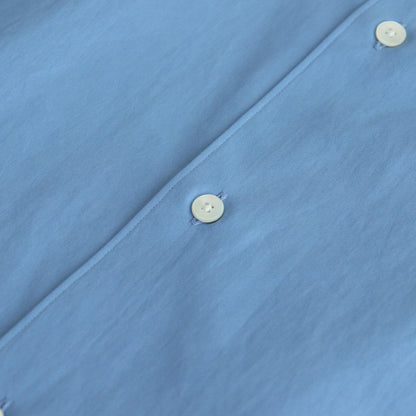 WASHED FINX TWILL SHIRT #BLUE [A24AS01TN]