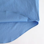 WASHED FINX TWILL SHIRT #BLUE [A24AS01TN]