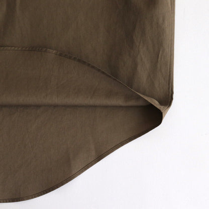 WASHED FINX TWILL SHIRT #BROWN [A24AS01TN]