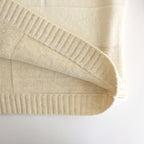 UNEVEN CREWNECK SWEATER #ECRU [YK23FW0596S]