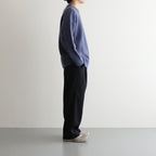 KID MOHAIR KNIT LS #BLUE GREY [ST.694]