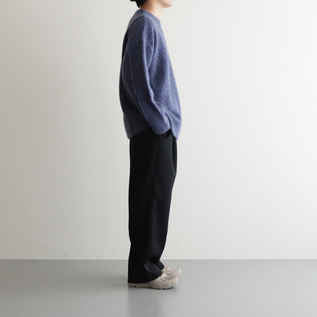 KID MOHAIR KNIT LS #BLUE GREY [ST.694]