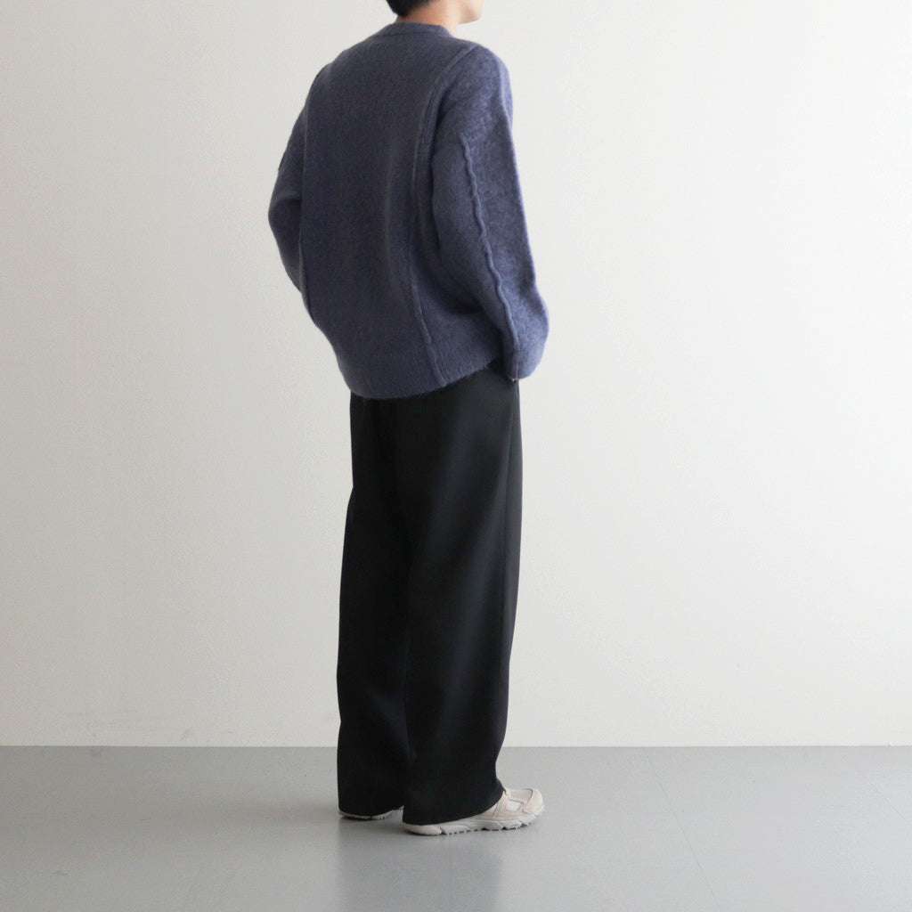 KID MOHAIR KNIT LS #BLUE GREY [ST.694]