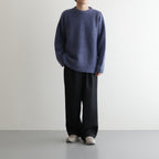 KID MOHAIR KNIT LS #BLUE GREY [ST.694]