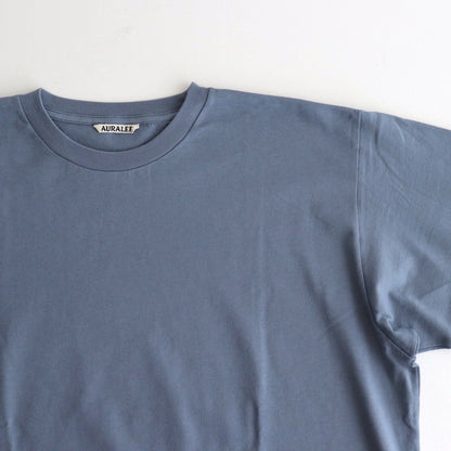 LUSTER PLAITING L/S TEE #DUSTY BLUE [A00P01GT]