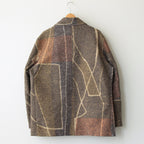 JACQUARD ZIP BLOUSON #BROWN [YK23FW0525B]