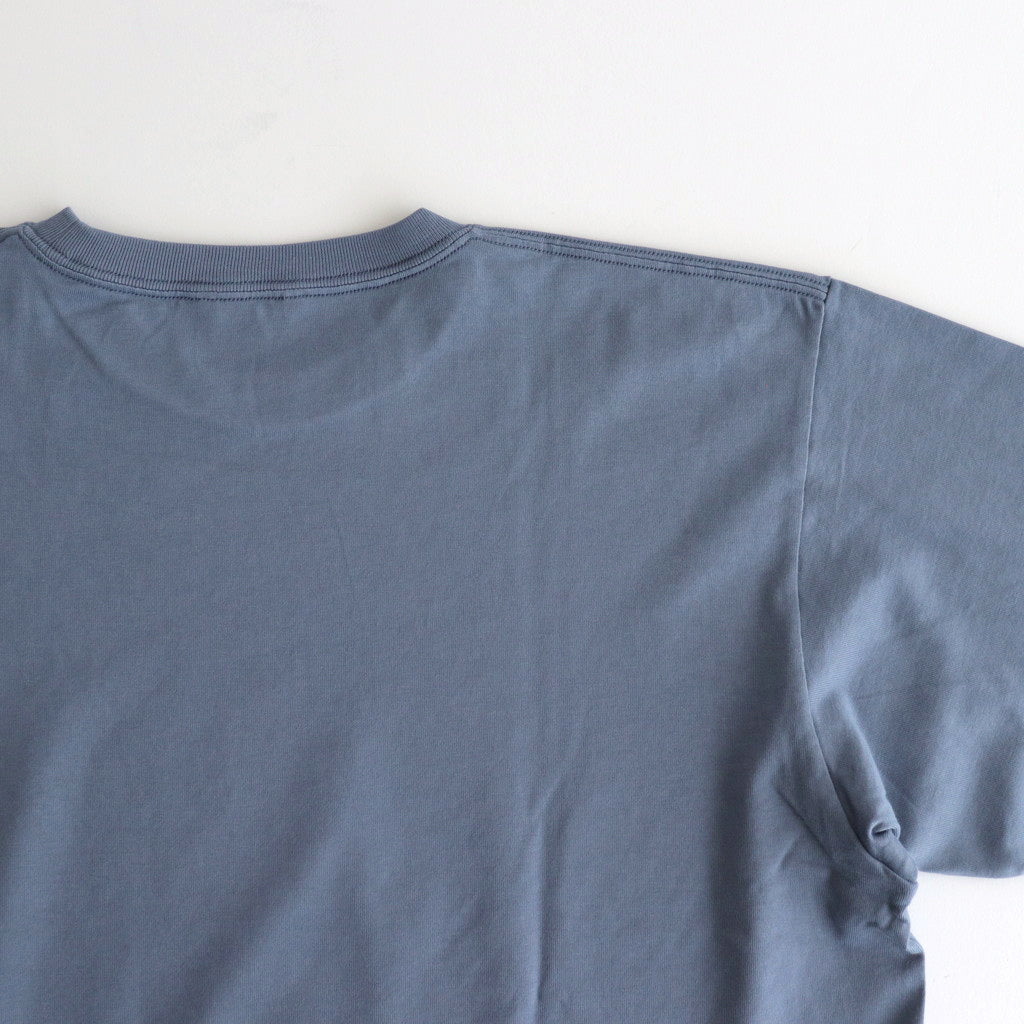 LUSTER PLAITING L/S TEE #DUSTY BLUE [A00P01GT] - ciacura 三重県