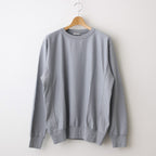 ELASTIC HIGH GAUGE SWEAT P/O #BLUE GRAY [A24SP01NU]