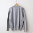 ELASTIC HIGH GAUGE SWEAT P/O #BLUE GRAY [A24SP01NU]