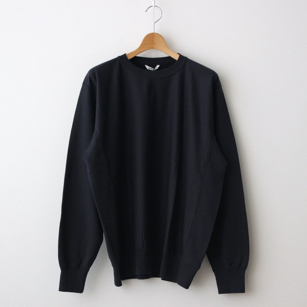 ELASTIC HIGH GAUGE SWEAT P/O #INK BLACK [A24SP01NU]