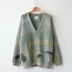 LANDSCAPE MOHAIR JACQUARD CARDIGAN #GRAY [YK23FW0574S]