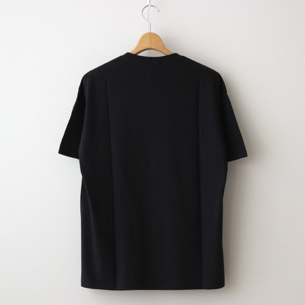SEAMLESS CREW NECK TEE #BLACK [A00T01ST]