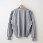 ELASTIC HIGH GAUGE SWEAT P/O #BLUE GRAY [A24SP02NU]
