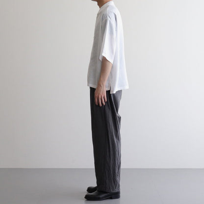 Linen Cupro Track Pants #GRAY [GM241-40237]