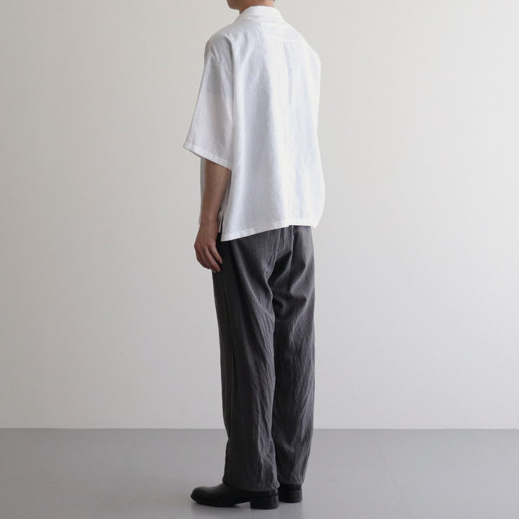 Linen Cupro Track Pants #GRAY [GM241-40237]