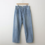 SELVEDGE FADED LIGHT DENIM WIDE PANTS #LIGHT INDIGO [A24SP07DE]