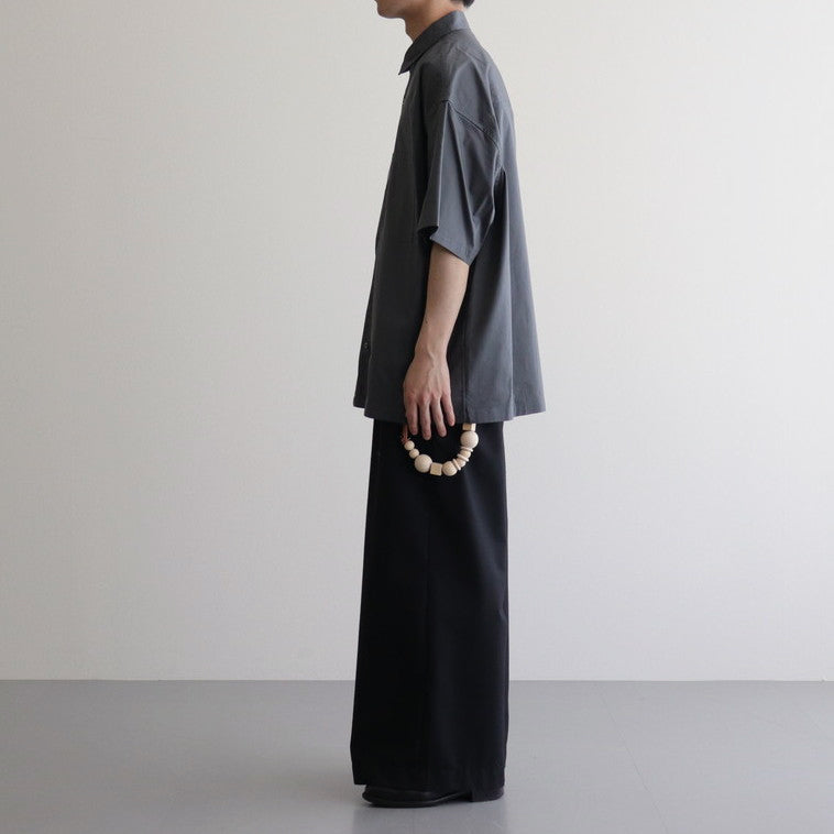 Solotex Twill S/S Oversized Box Shirt #C.GRAY [GM241-50291B]