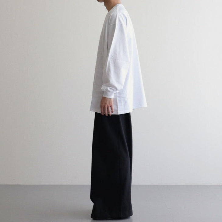 L/S Oversized Tee #WHITE [GU241-70105B]