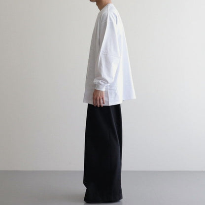 L/S Oversized Tee #WHITE [GU241-70105B]