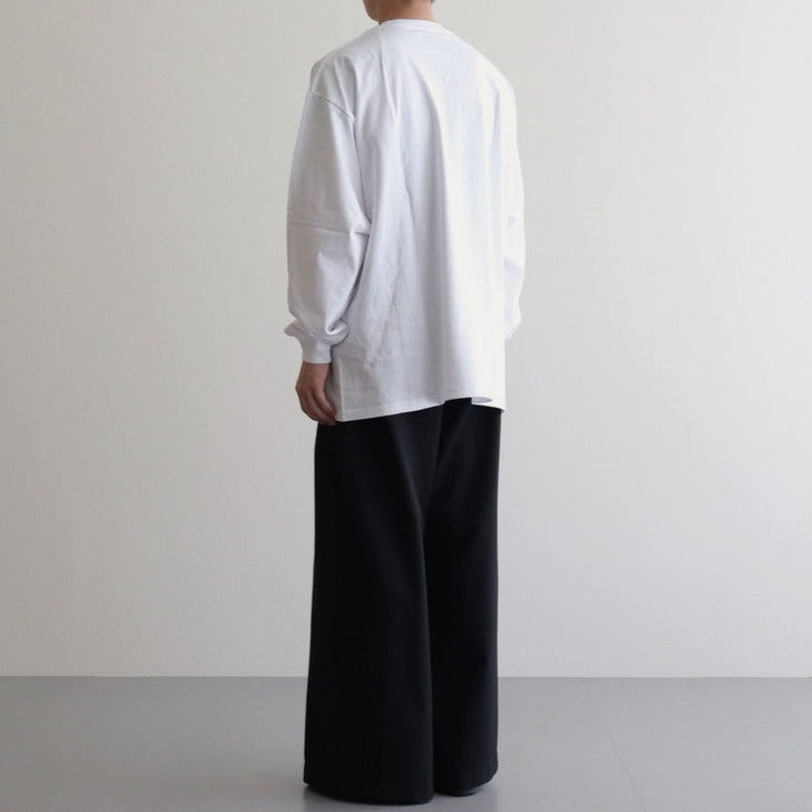 L/S Oversized Tee #WHITE [GU241-70105B]