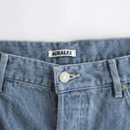 SELVEDGE FADED LIGHT DENIM WIDE PANTS #LIGHT INDIGO [A24SP07DE]