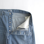 SELVEDGE FADED LIGHT DENIM WIDE PANTS #LIGHT INDIGO [A24SP07DE]