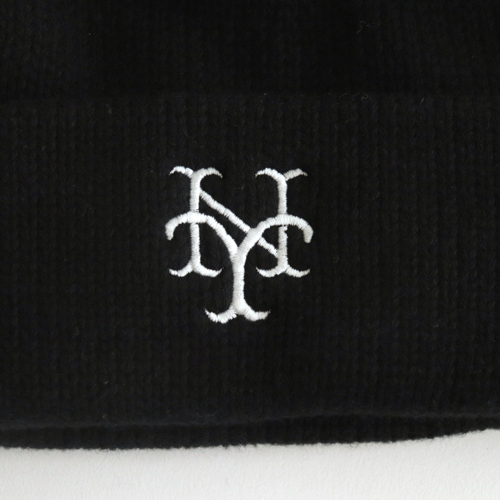 NY CUBANS KNIT - COTTON #BLACK [NO.25055]