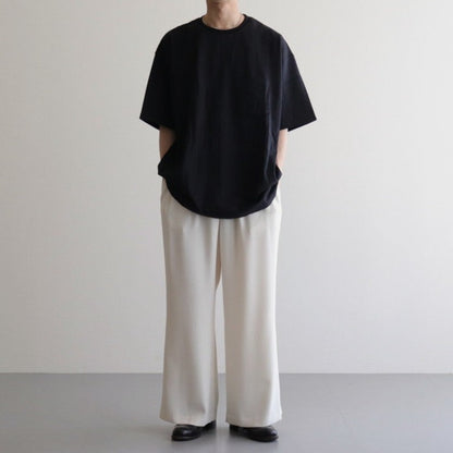 S/S Oversized Pocket Tee #BLACK [GU241-70106B]